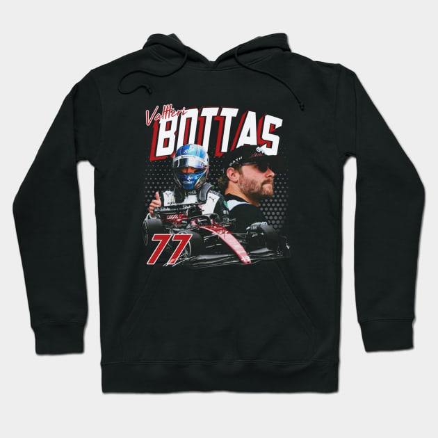 Valtteri Bottas Vintage Hoodie by lavonneroberson